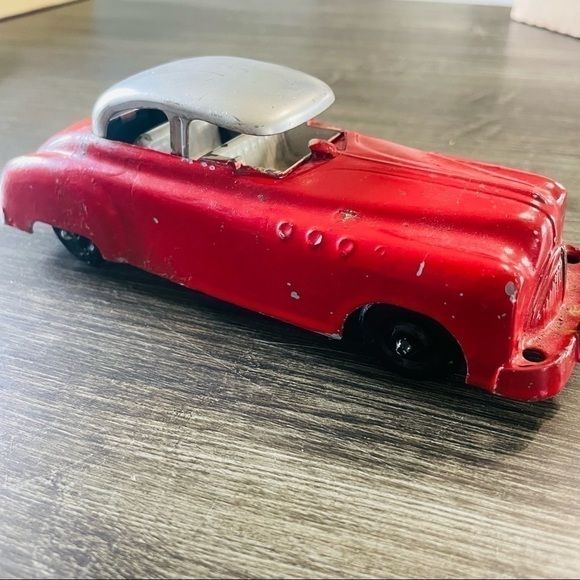 Vintage 1950s HUBLEY‎ KIDDIE-TOY # 465 Green Buick Convertible Hardtop 7" Long - Picture 2 of 11